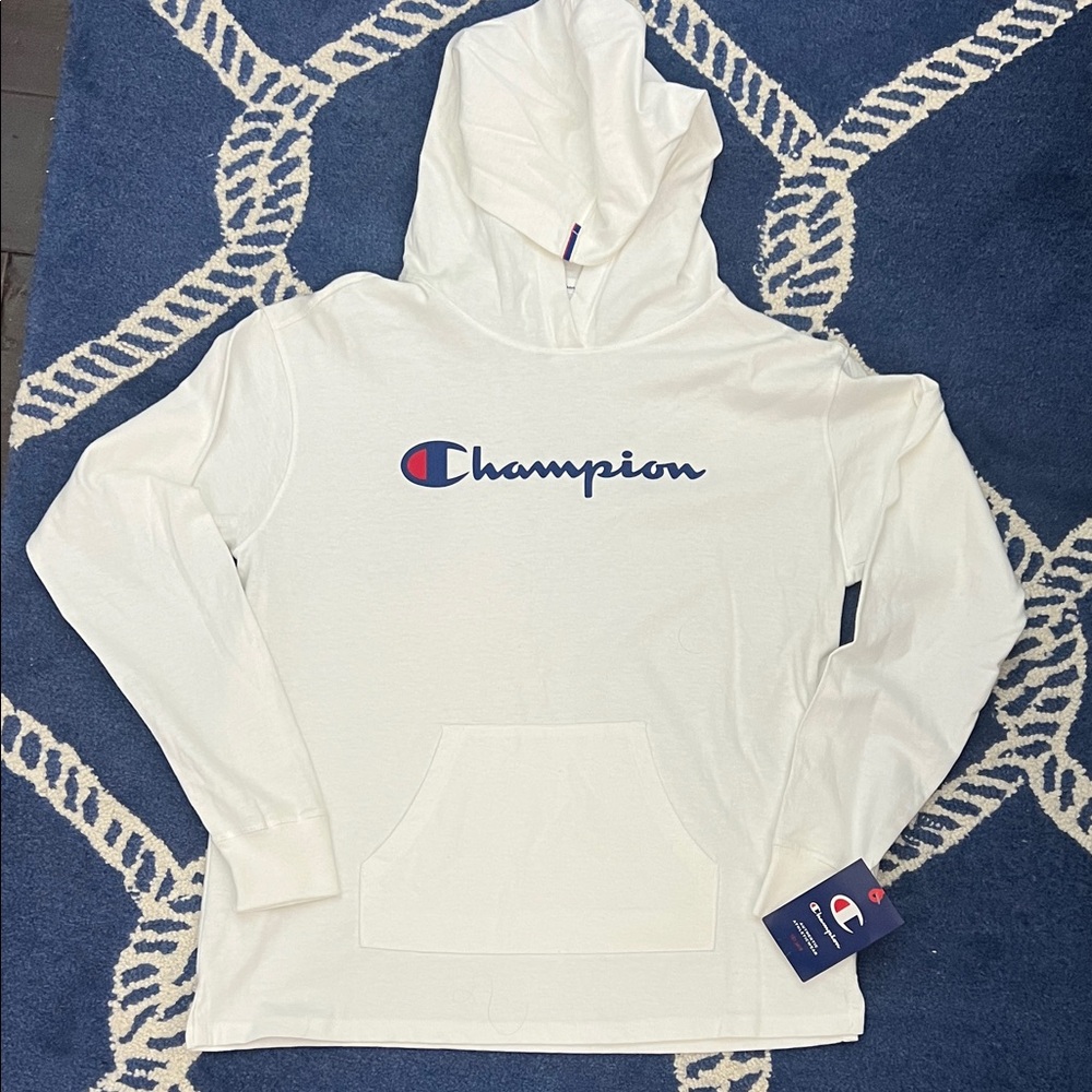 Champion Classic White Pullover Hoodie